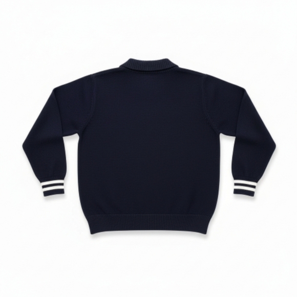 Classy U.S. Polo Assn. Navy V-Neck Sweater for Men Size XL - Picture 4 of 5